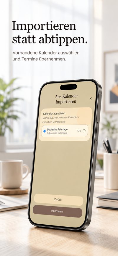Importieren statt abtippen